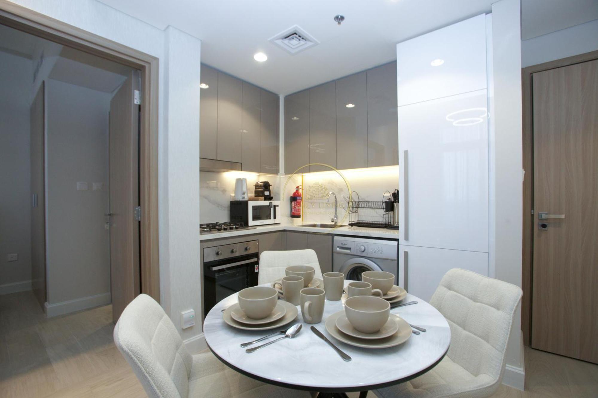 Apartamento Azizi Riviera 46-431 Dubái Exterior foto